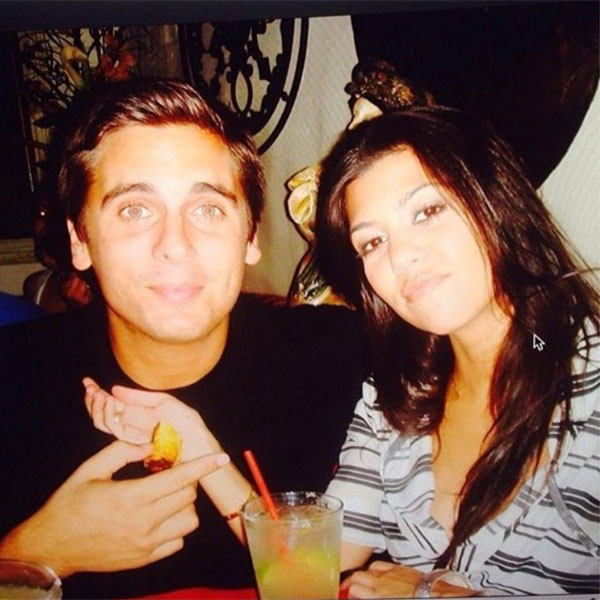 Kourtney Kardashian, Scott Disick, Throwback Photo Kourtney Kardashian, Scott Disick, Throwback Photo